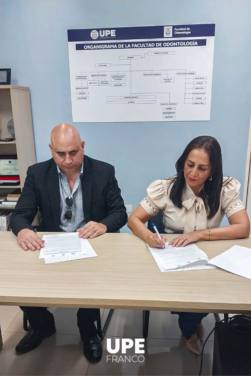 Firma de Convenio Interinstitucional entre la Facultad de Odontología (UPE) y el Círculo de Odontólogos del Paraguay